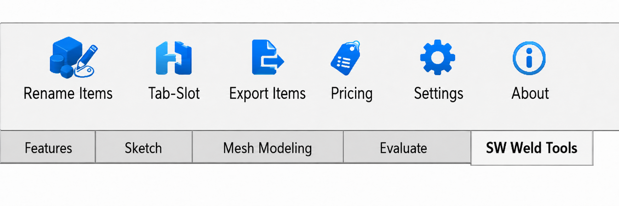 Solid Work Plug In SwWeldTools - SolidWorks plugin for weldments